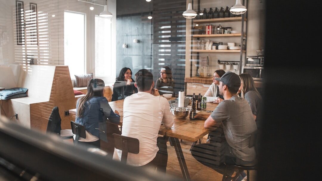 business lunch meeting